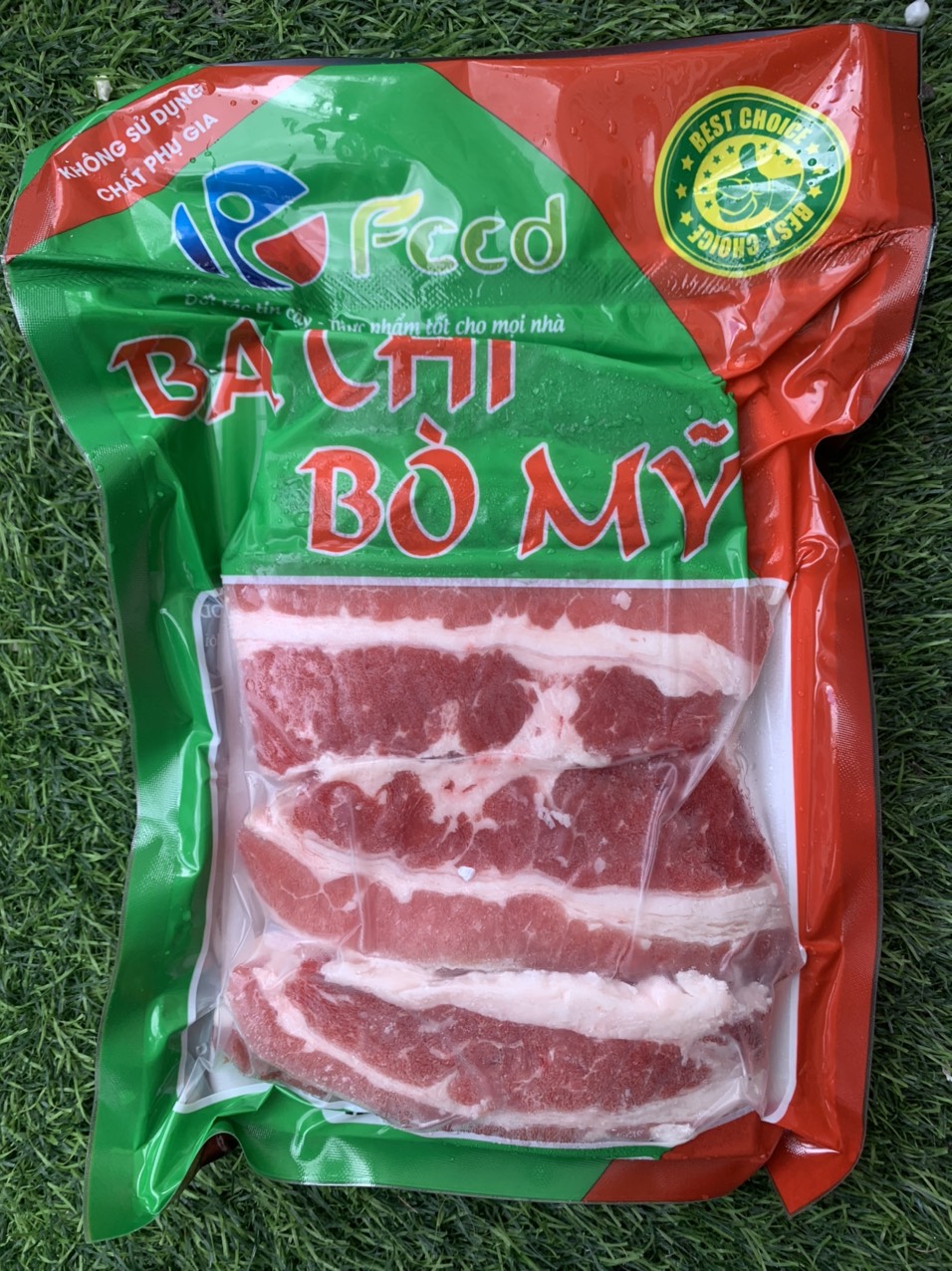 Ba chỉ bò Mỹ thái dải nướng 450g( ship Now Hà nội ship ngay)