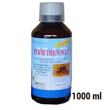 (Xả kho) Thuốc Diệt Muỗi Permethrin 50EC [Chai 1 lít]