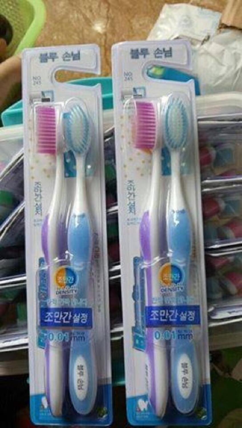 COMBO 2 BÀN CHẢI ĐÁNH RĂNG HÀN QUỐC - BÀN CHẢI ĐÁNH RĂNG TỐT