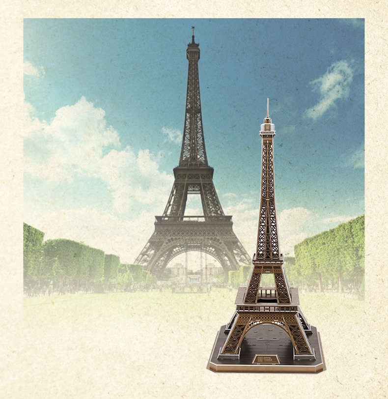 Mô hình giấy 3D CubicFun - Tháp Eiffel - Pháp