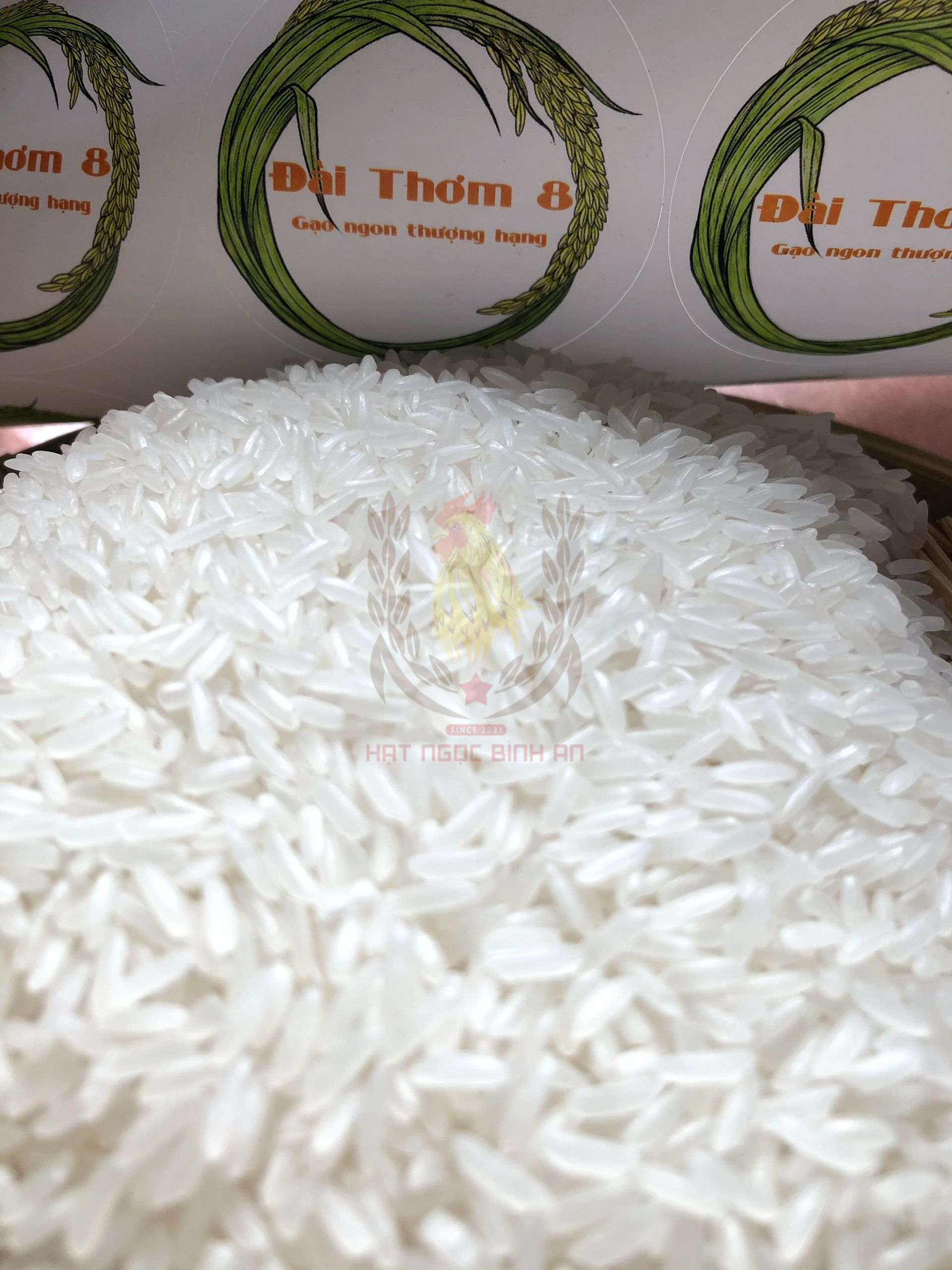 Gạo Đài Thơm Bao 10kg Dẻo Nhẹ Ngọt Cơm