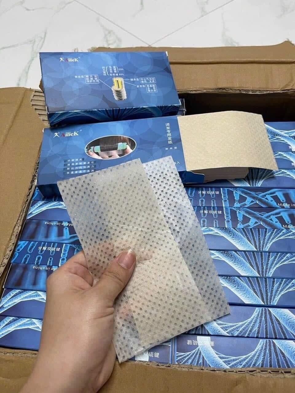 Giấy uốn tóc đa năng AilieK tệp 500 tờ