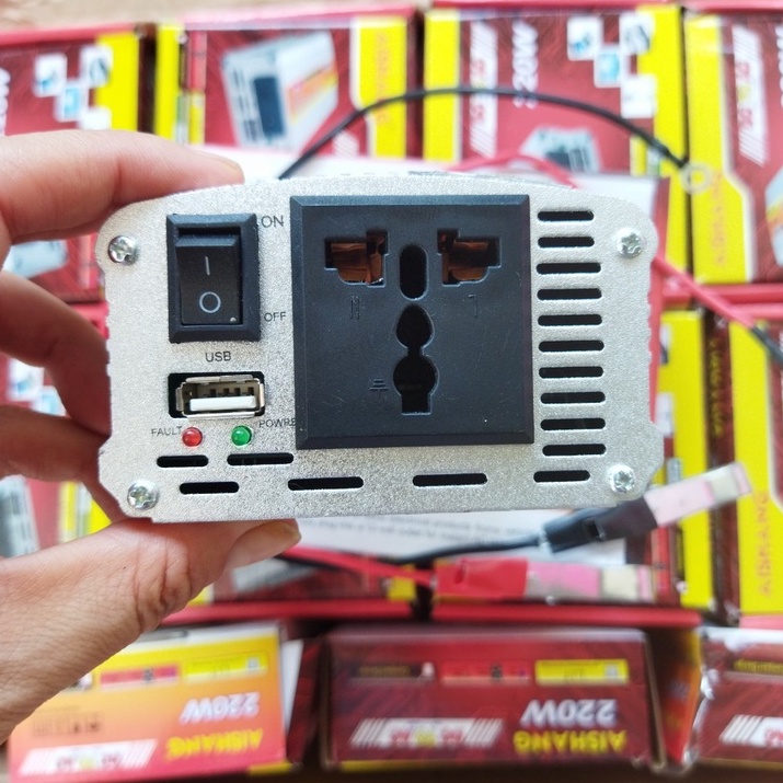 500W 12V to 220V Power Converter