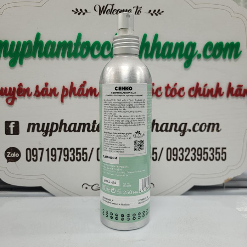 XỊT DƯỠNG MỌC TÓC CEHKO HAARTONIKUM 75ML - 250ML