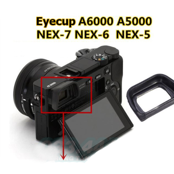 Mặt nạ ngắm sony a6000/a5000/a6300/6500/nex-6 eyecup . - 686.camera hà nội