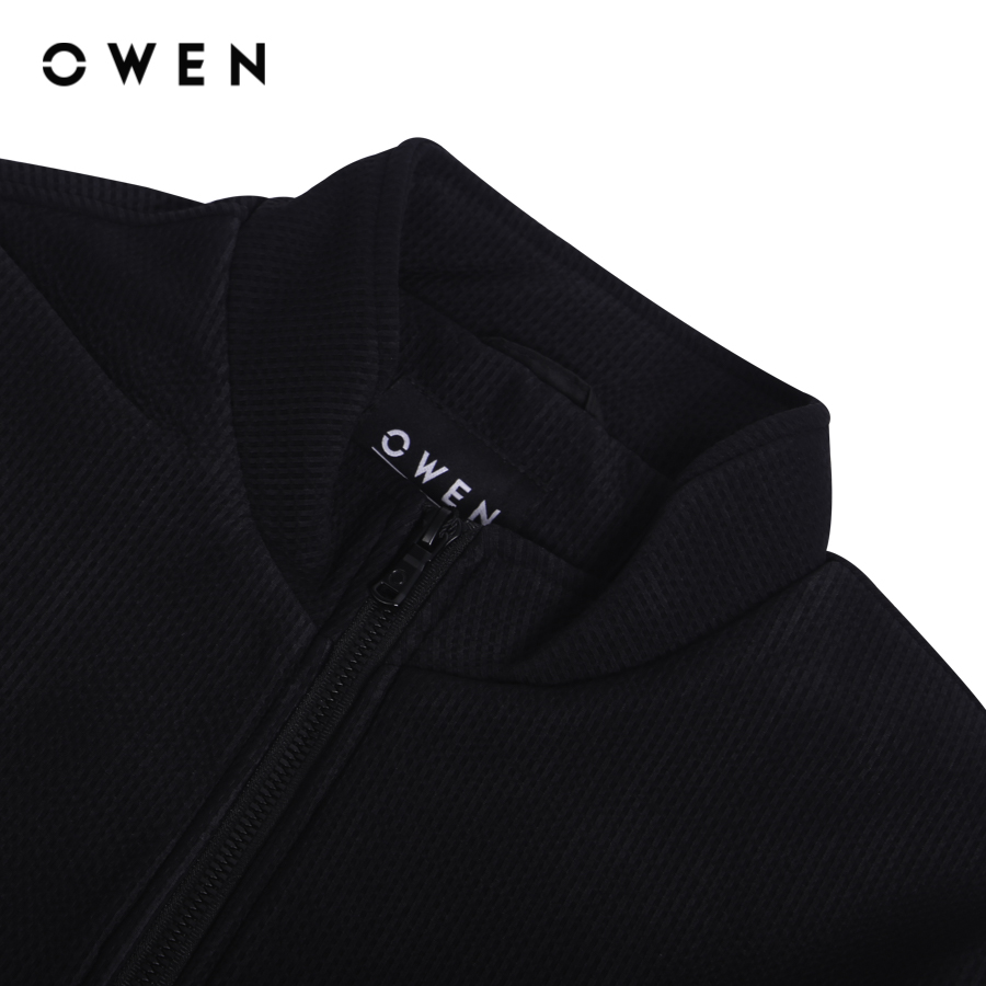 OWEN - Jacket Regular Fit JK231621 màu Đen chất liệu Polyester