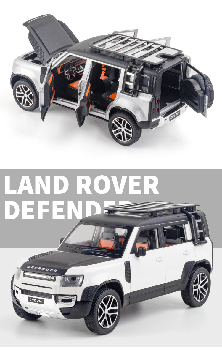 Mô hình xe Land Rover Defender, tỉ lệ 1/24 ( xe có sẵn )