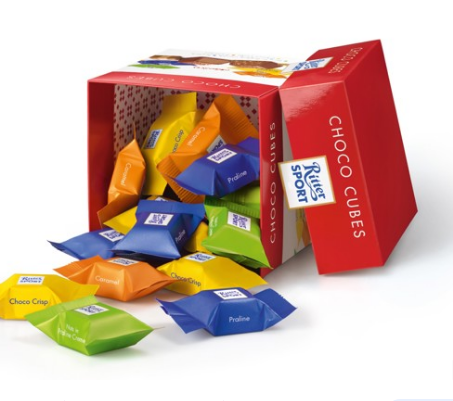 Hộp Socola Đức Ritter Sport Schokowurfel 176g