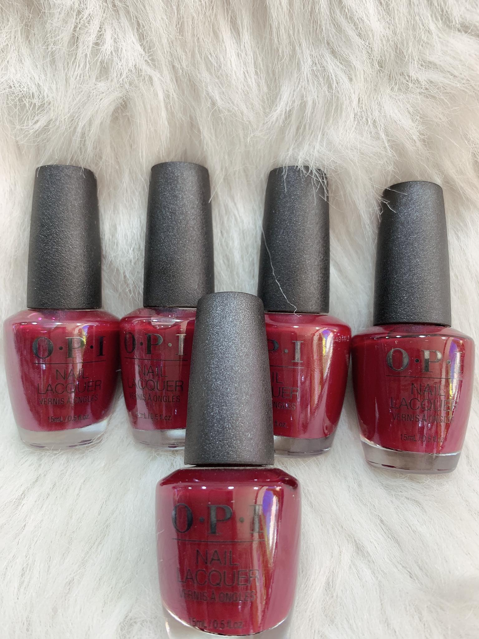 SƠN MÓNG TAY OPI 15ML TÔNG MÀU ĐỎ ĐÔ