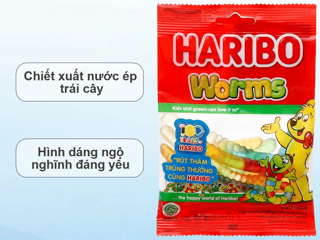 KẸO DẺO HARIBO 80GR  ĐỦ LOẠI 90446