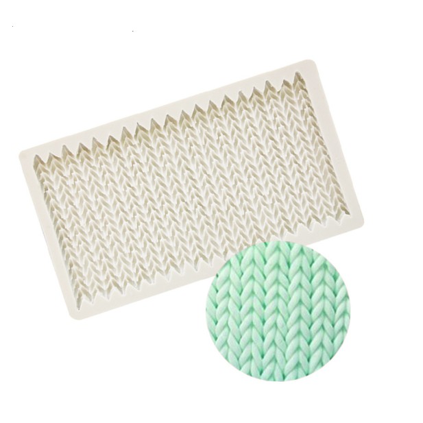 Khuôn silicon 4d viền len