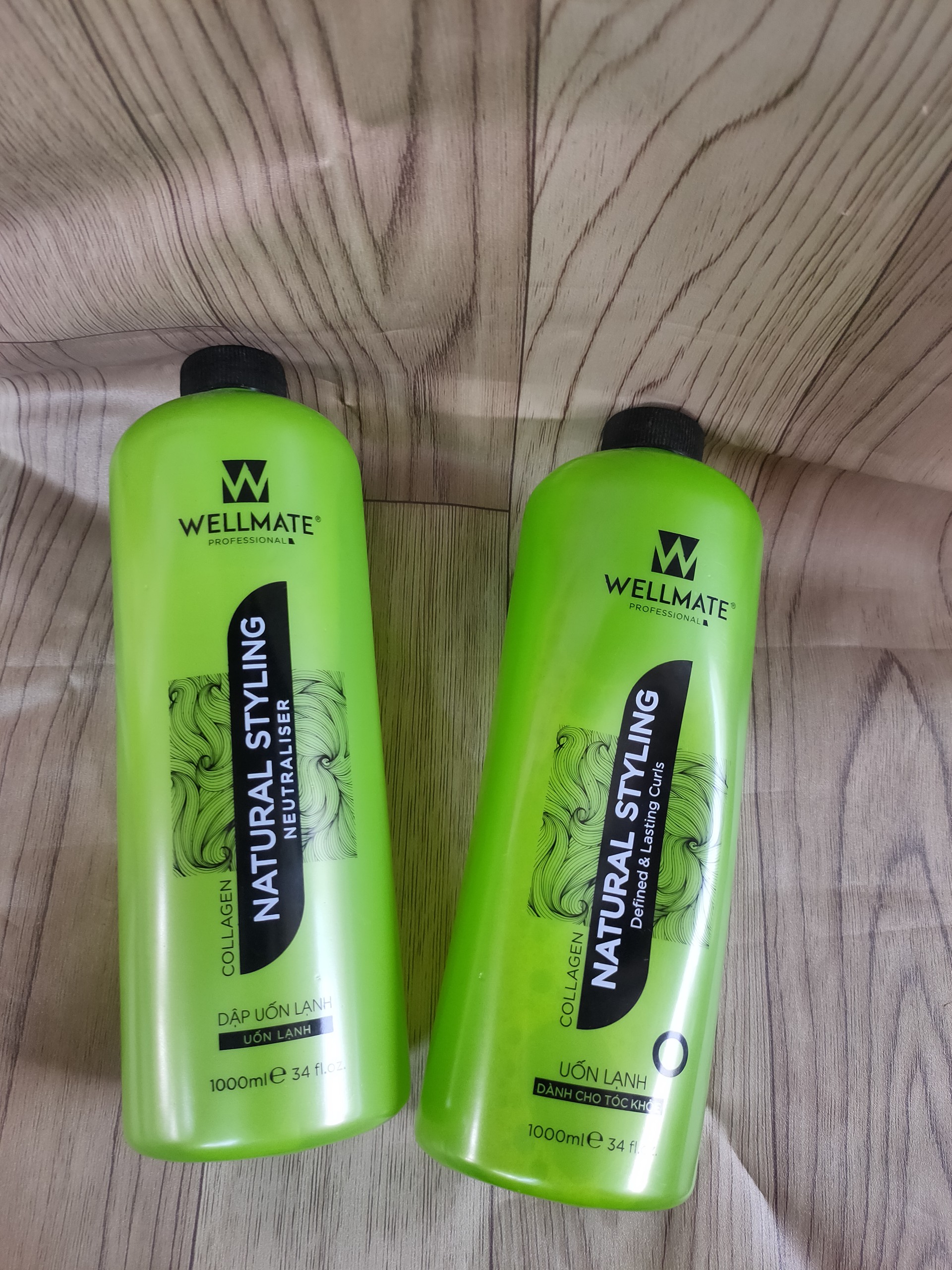 Uốn lạnh wellmate xanh lá 1000ml (1 cặp)