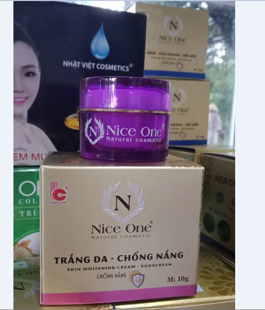 Kem Nice One dưỡng trắng da chống nắng 10g