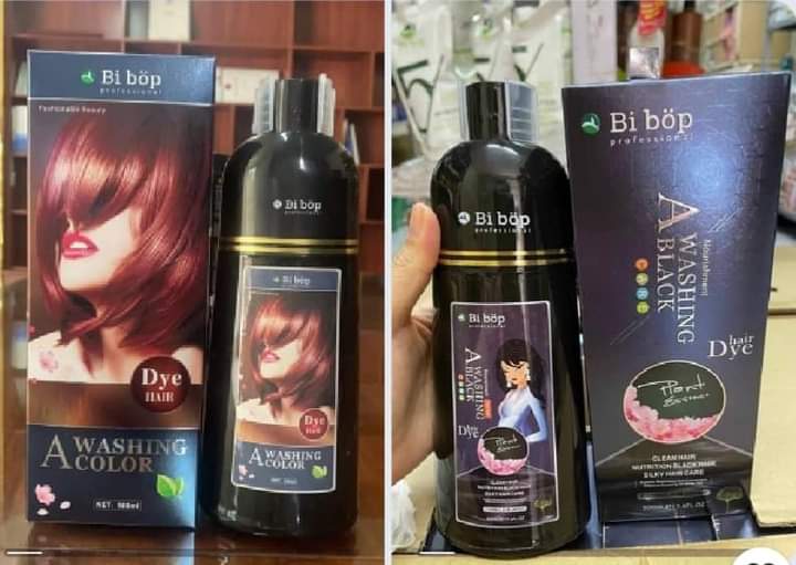 Dầu gội phủ bạc đen/ nâu tóc Bibop Nhật Bản (bao bì mới cam kết chất lượng)