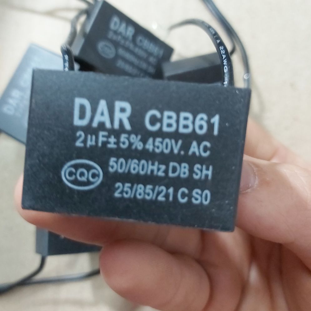 Tụ quạt 2uf 450v giá 5 con
