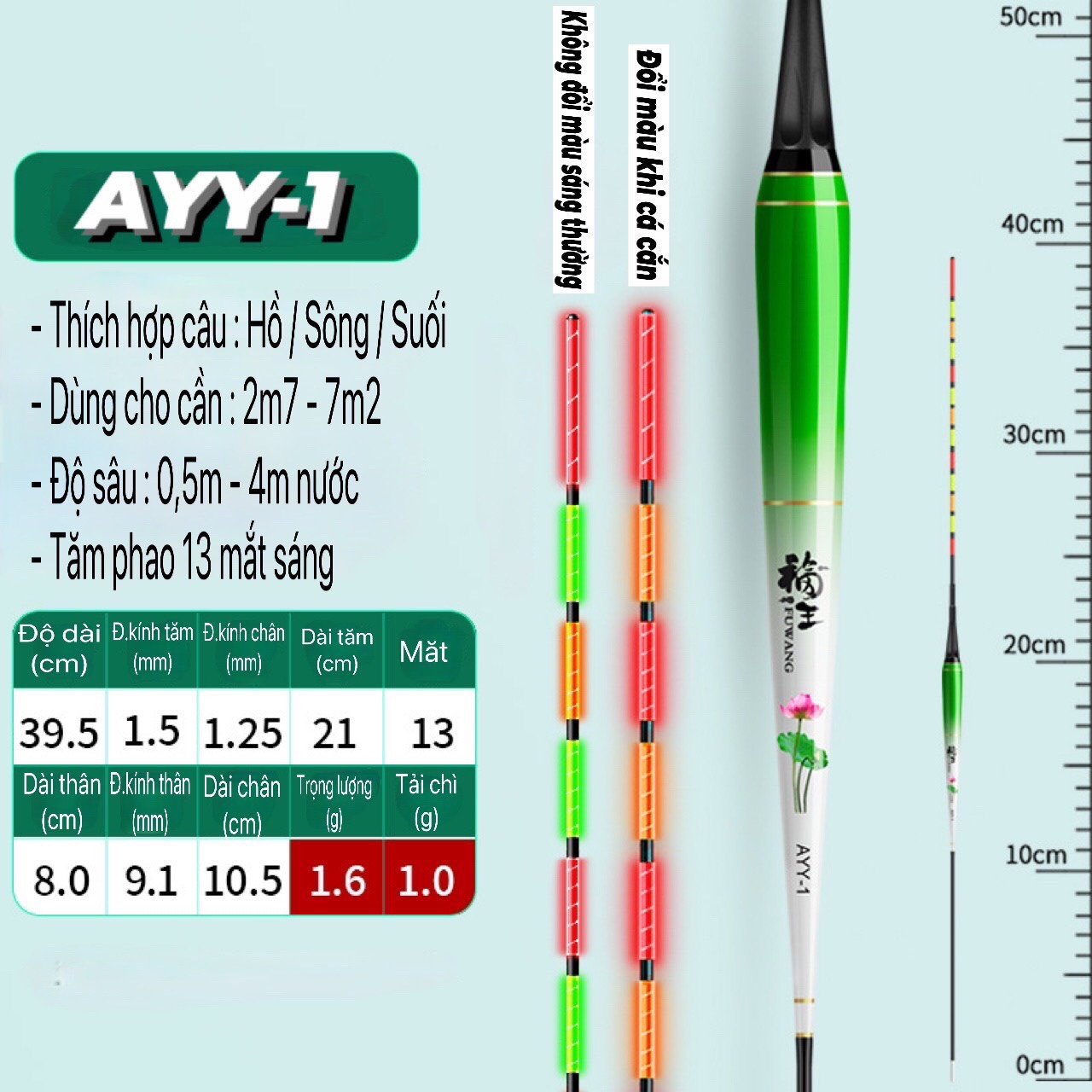 Phao câu ngày đêm ayy rô diếc chép
