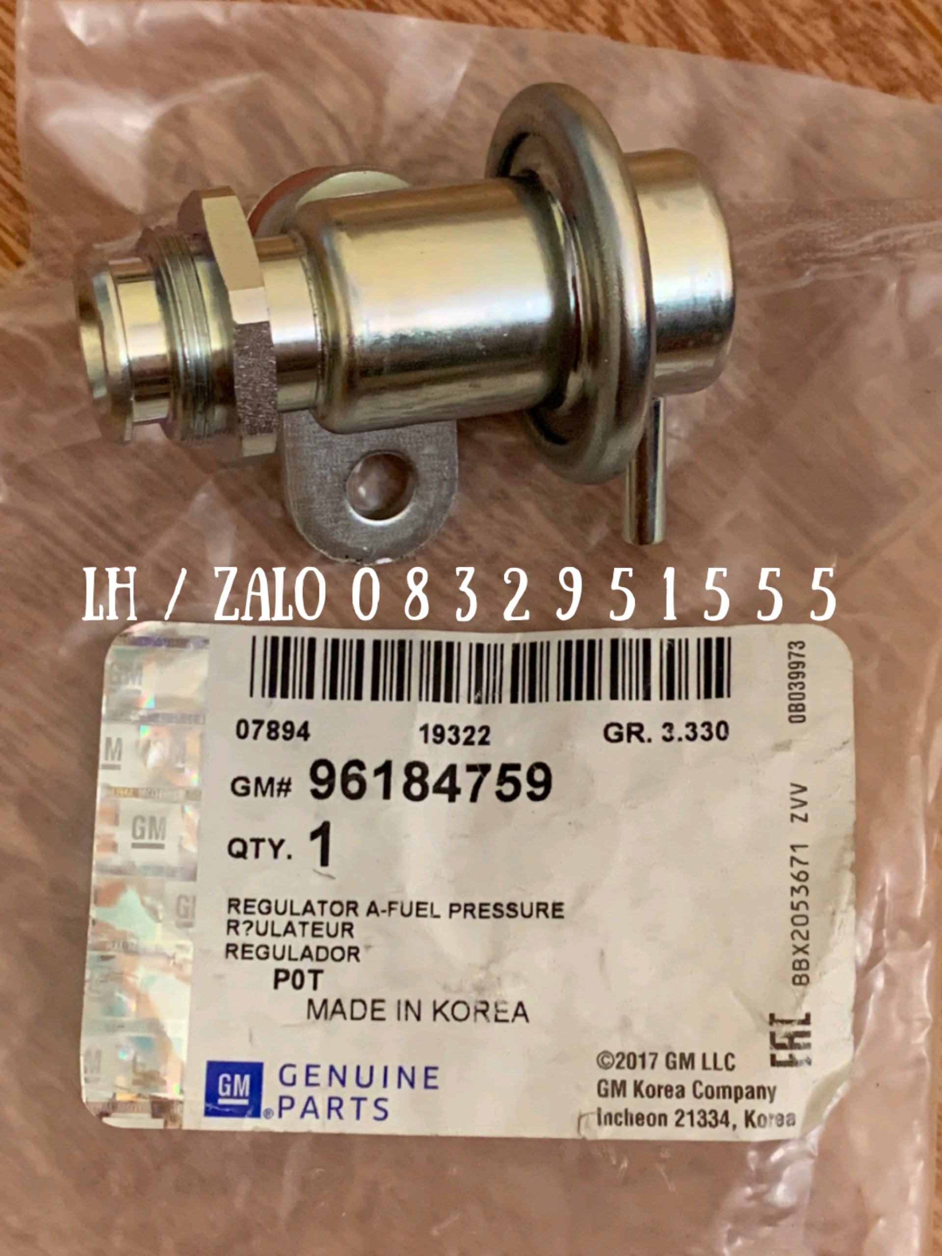 van định xăng Nubira 1.6 , xịn ( van điều áp xăng , van hồi xăng , tiết suất áp suất xăng )
