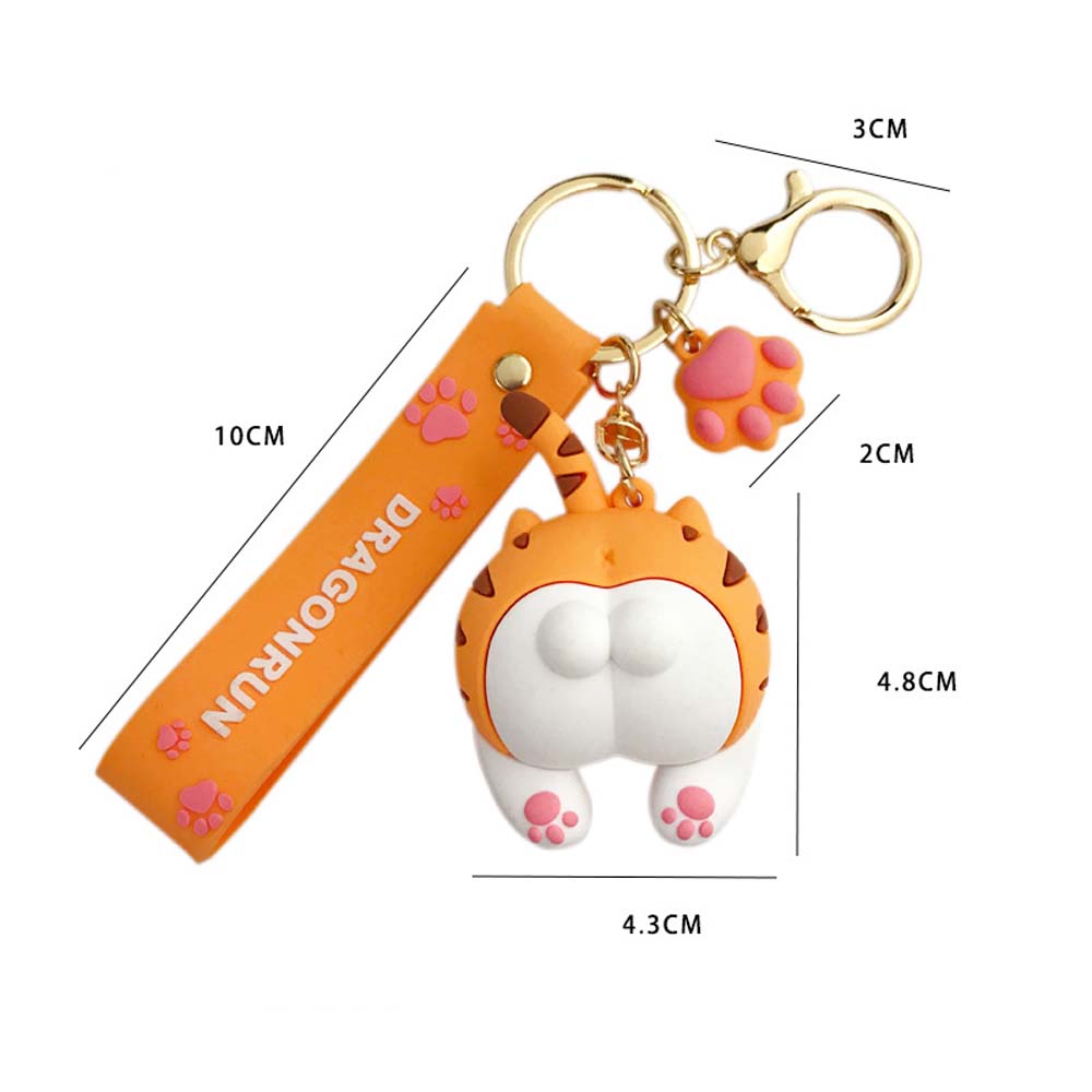 Móc khóc Mông Mèo ( Đít Mèo ) HOT Trend Siêu Cute ( Móc treo cặp , trang trí  , treo chìa khóa ,... )