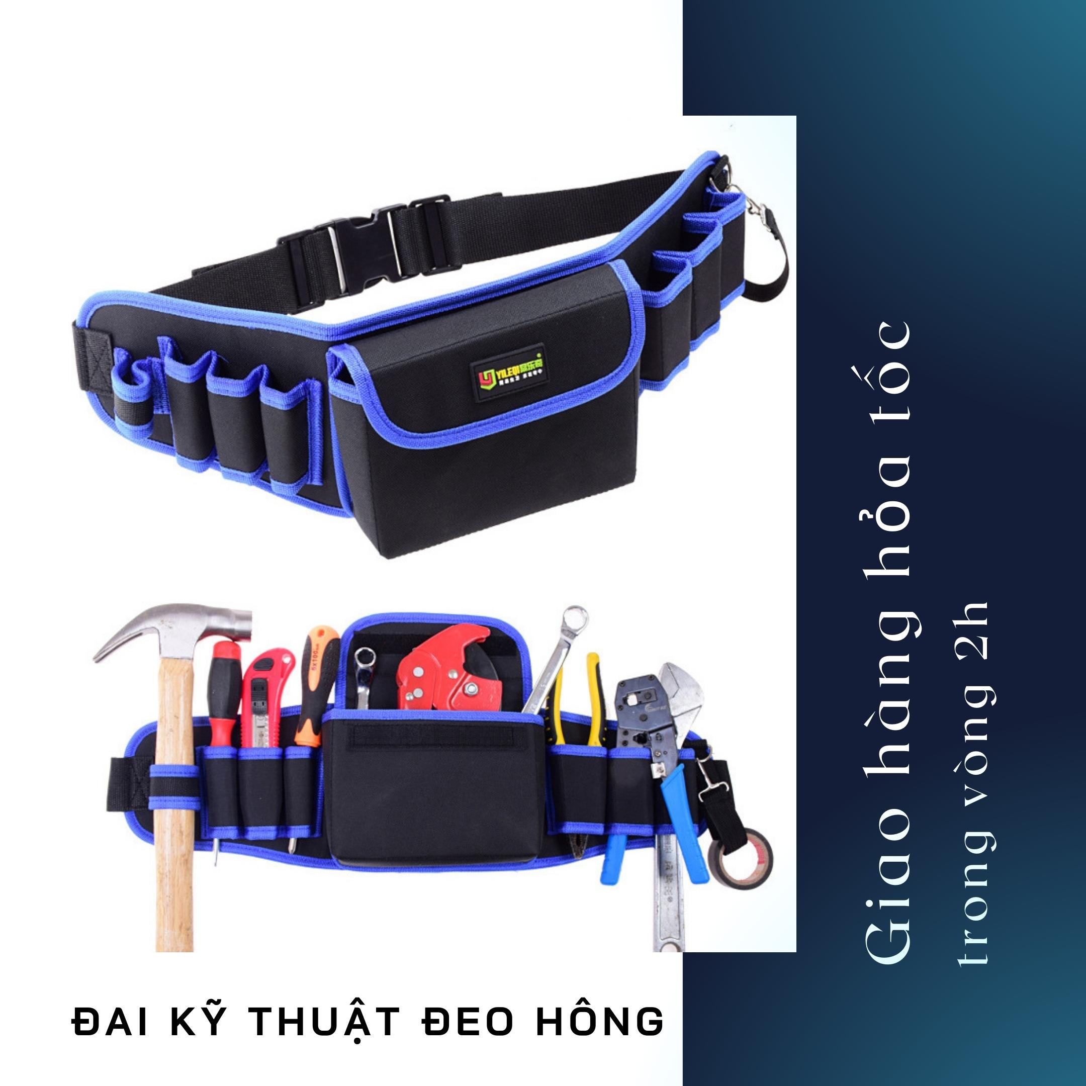 Đai đựng dụng cụ kỹ thuật, đai đeo hông chống thấm nước YILEQI