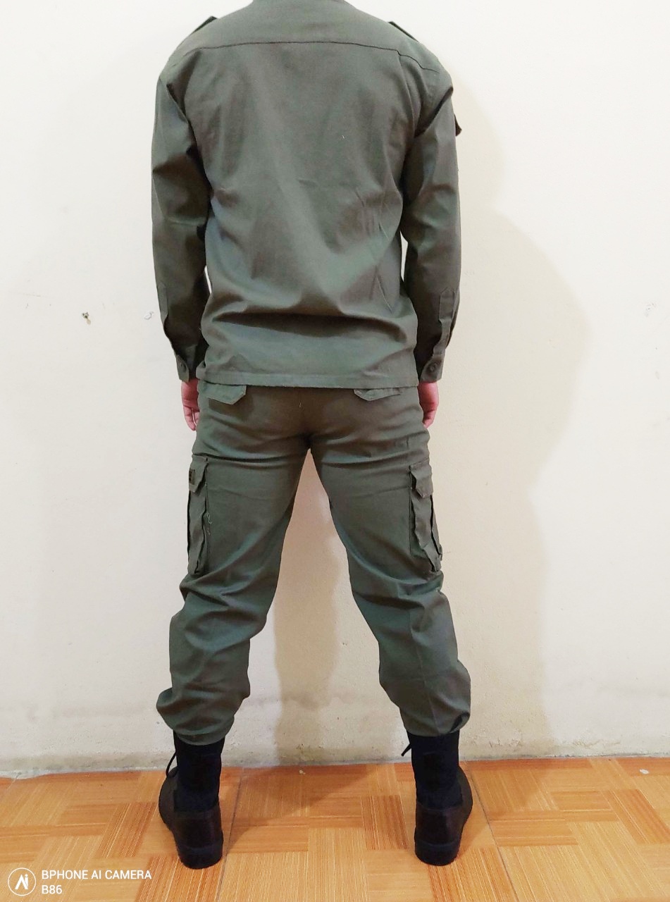 QUẦN ÁO LÍNH MÀU XANH