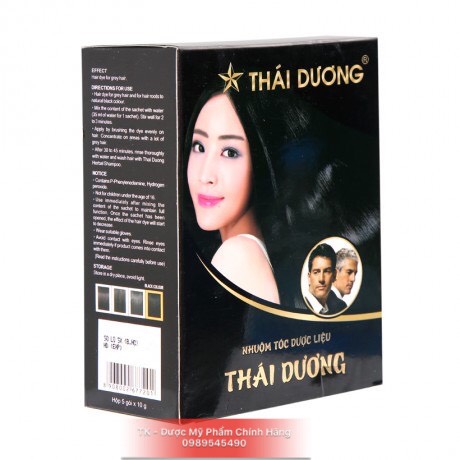 Nhuộm tóc đen thái dương dược liệu thiên nhiên - 10g