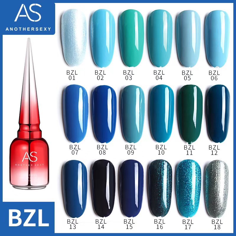 Sơn gel as mã bzl | chai đỏ, mua từ 20 chai tặng máy hơ gel