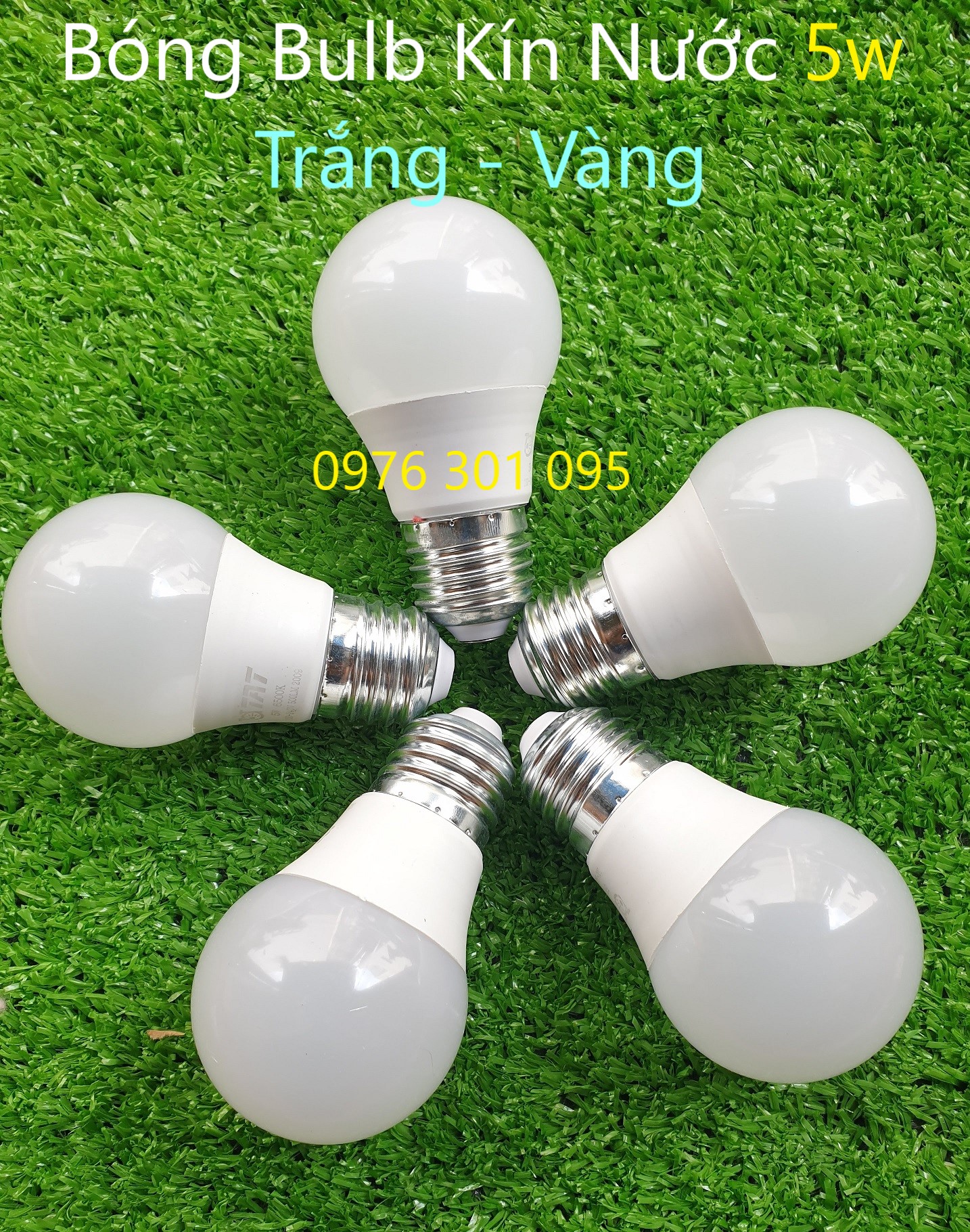 [Combo 2] Bulb 5W Led Light Bulb (White - Yellow) Energy Saving