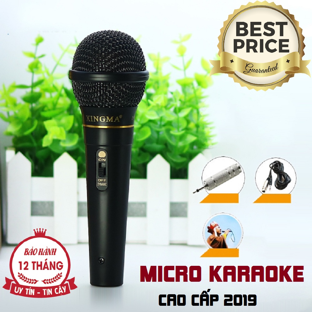 Mic hát karaoke xịn, Mic hát Karaoke. Micro Karaoke có dây cho loa kéo loa di dộng Xingma - Âm Thanh Đỉnh Cao Chuyên Nghiệp, Giảm Giá Nhanh 50%. Bảo Hành Bởi Lucky Store SG.