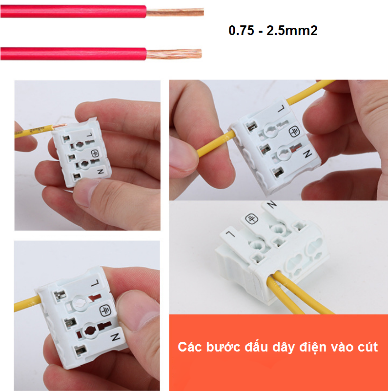 Set of 10 Electrical Wire Connectors 923-2P