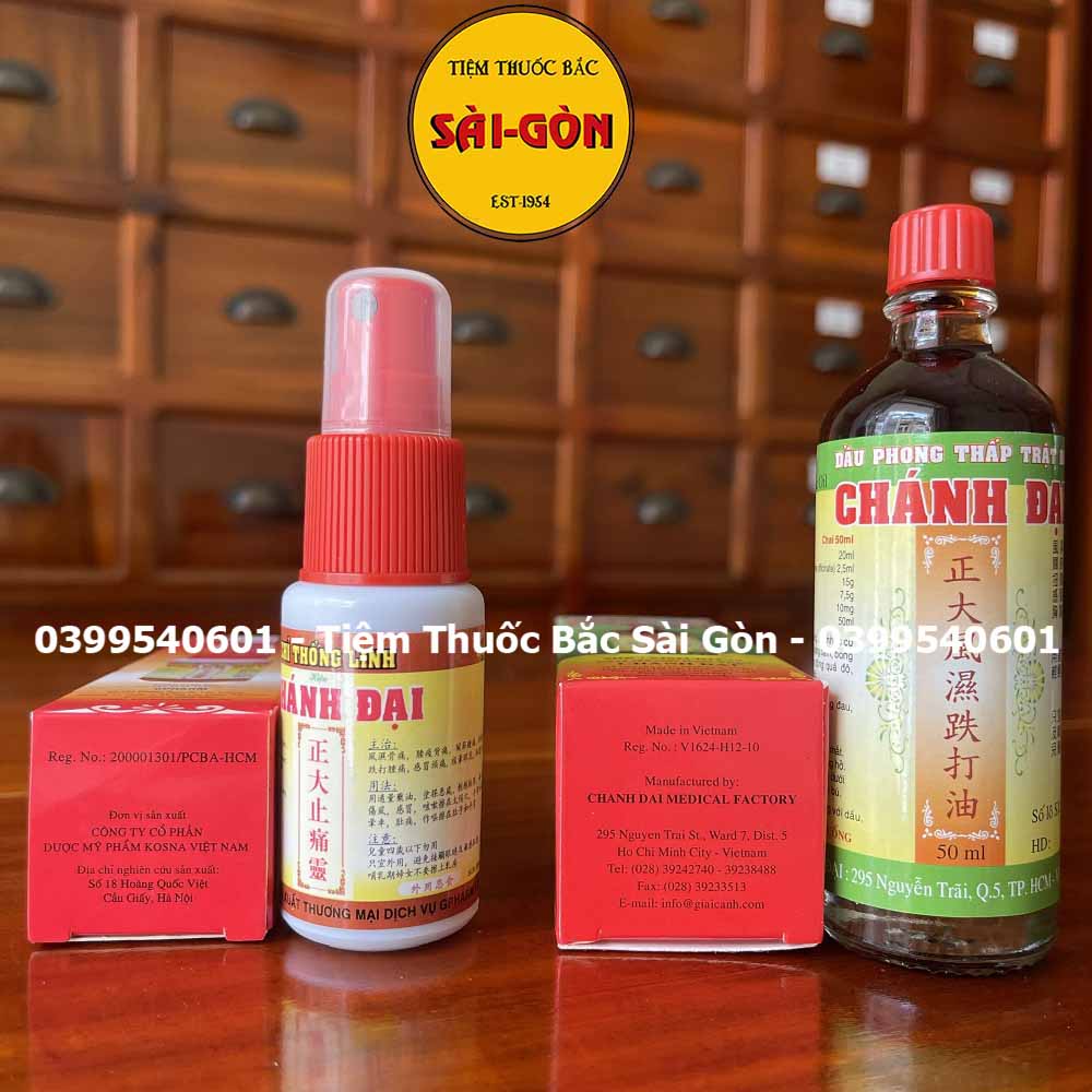 Dầu Phong Thấp Trật Đả Chánh Đại (chính hãng, date mới)