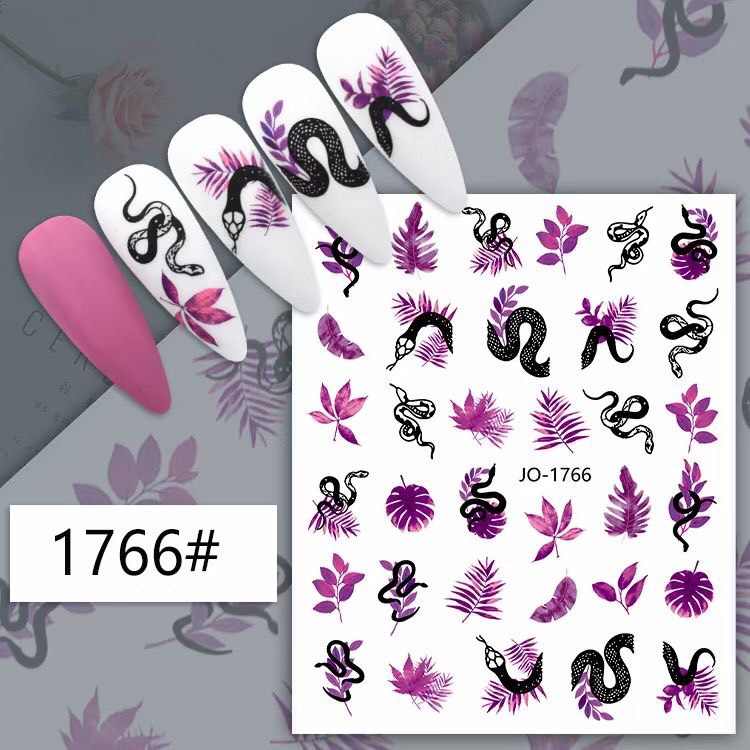 STICKER DÁN MÓNG CHỦ ĐỀ RẮN RỒNG PHƯỢNG