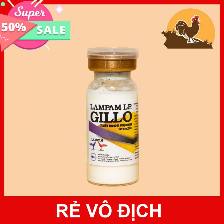 GILLO trị tang, khò khè, phân xanh trắng gà đá 1 LỌ 10 ML