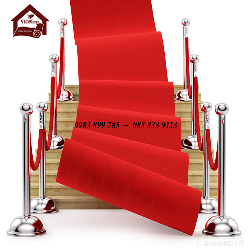 [2mx0.5m] [KHO THẢM NỈ] THẢM NỈ TRẢI SÀN ĐỎ TƯƠI