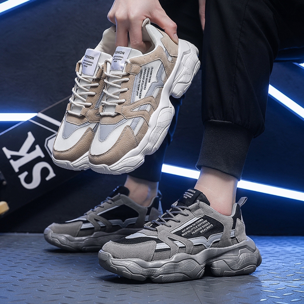 Giày sneaker nam Ulzzang đế tăng chiều cao cá tính