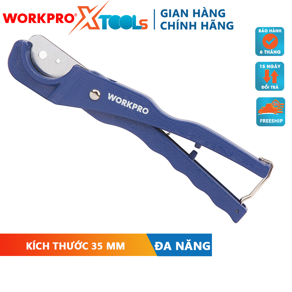 Dụng cụ cắt ống, kích thước 35mm (1-1/4 inch) WorkproWP301001