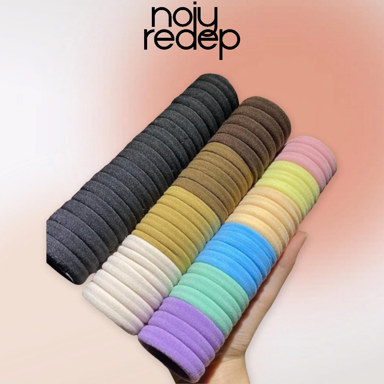 Hộp 20 Dây Cột Tóc Trơn noiyredep