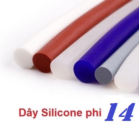 Gioăng/Ron/Dây silicone phi 14, chịu nhiệt, dầu, hóa chất