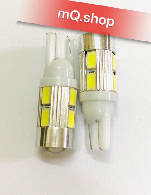 ĐÈN DEMI CHÂN T10 🎈9 TIM LED ĐỦ MÀU