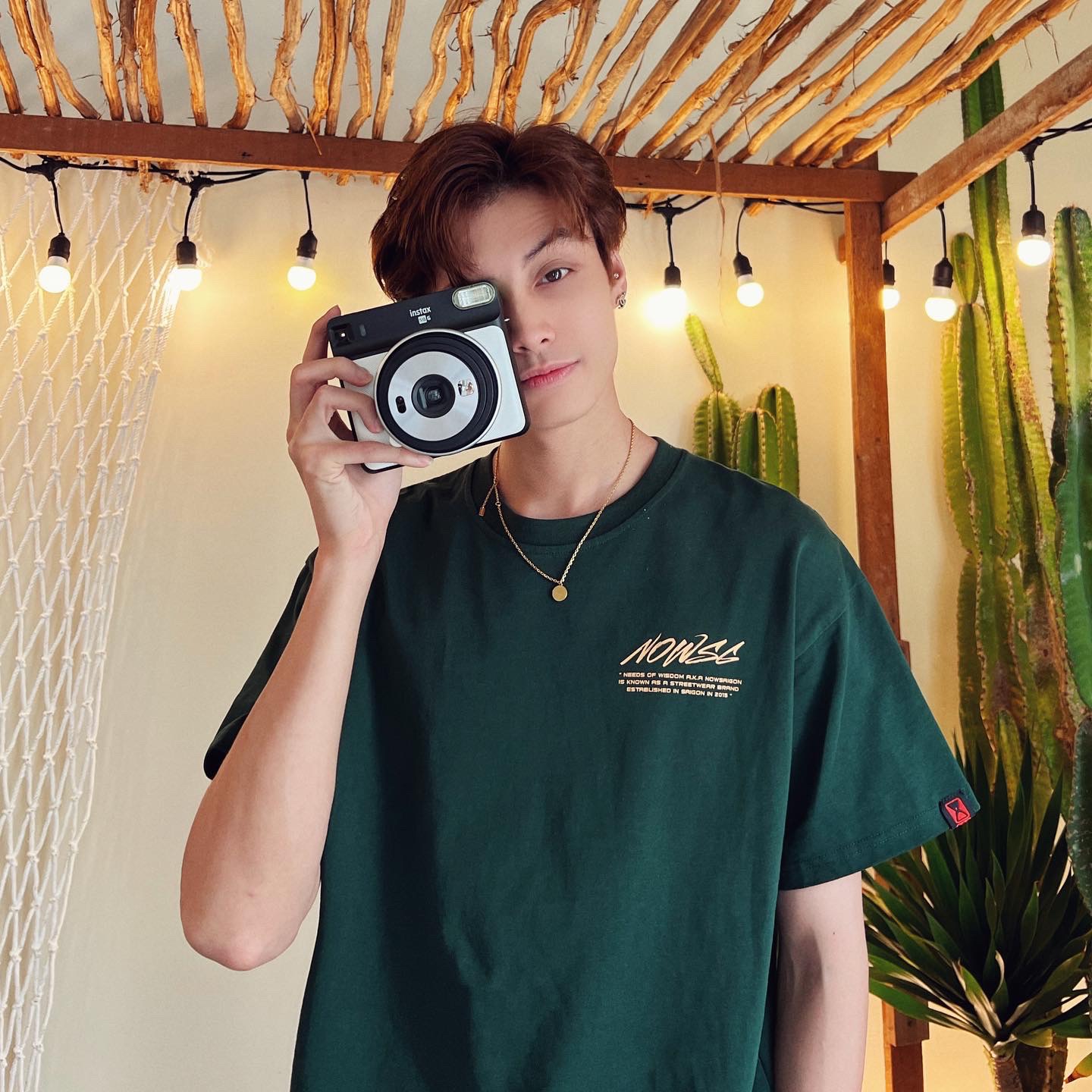 Áo thun NEEDS OF WISDOM Nowsaigon Brush Tee - Green