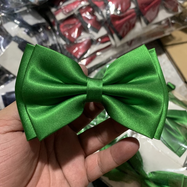 Nơ cổ nam xanh lá Giangpkc