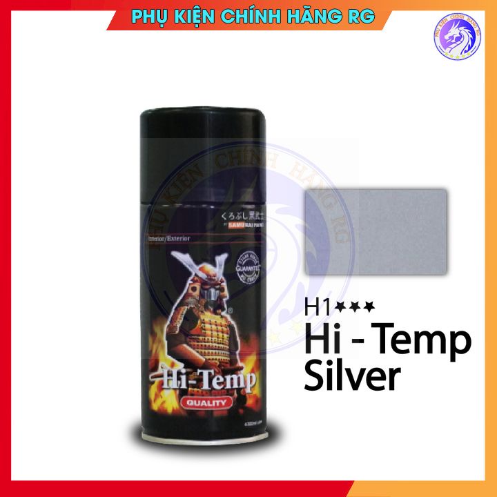 Sơn Pô Chịu nhiệt samurai h2 màu đen