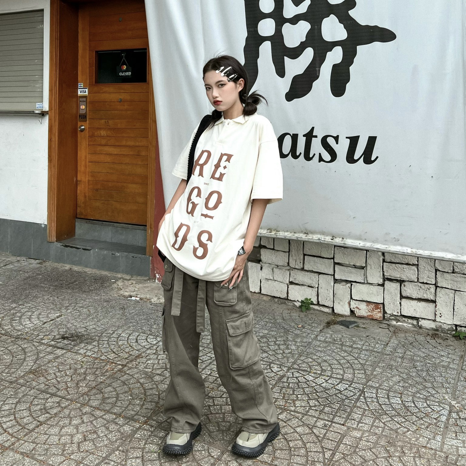 Áo thun có cổ Regods SS1 unisex form rộng ( POLO BASIC SS1)