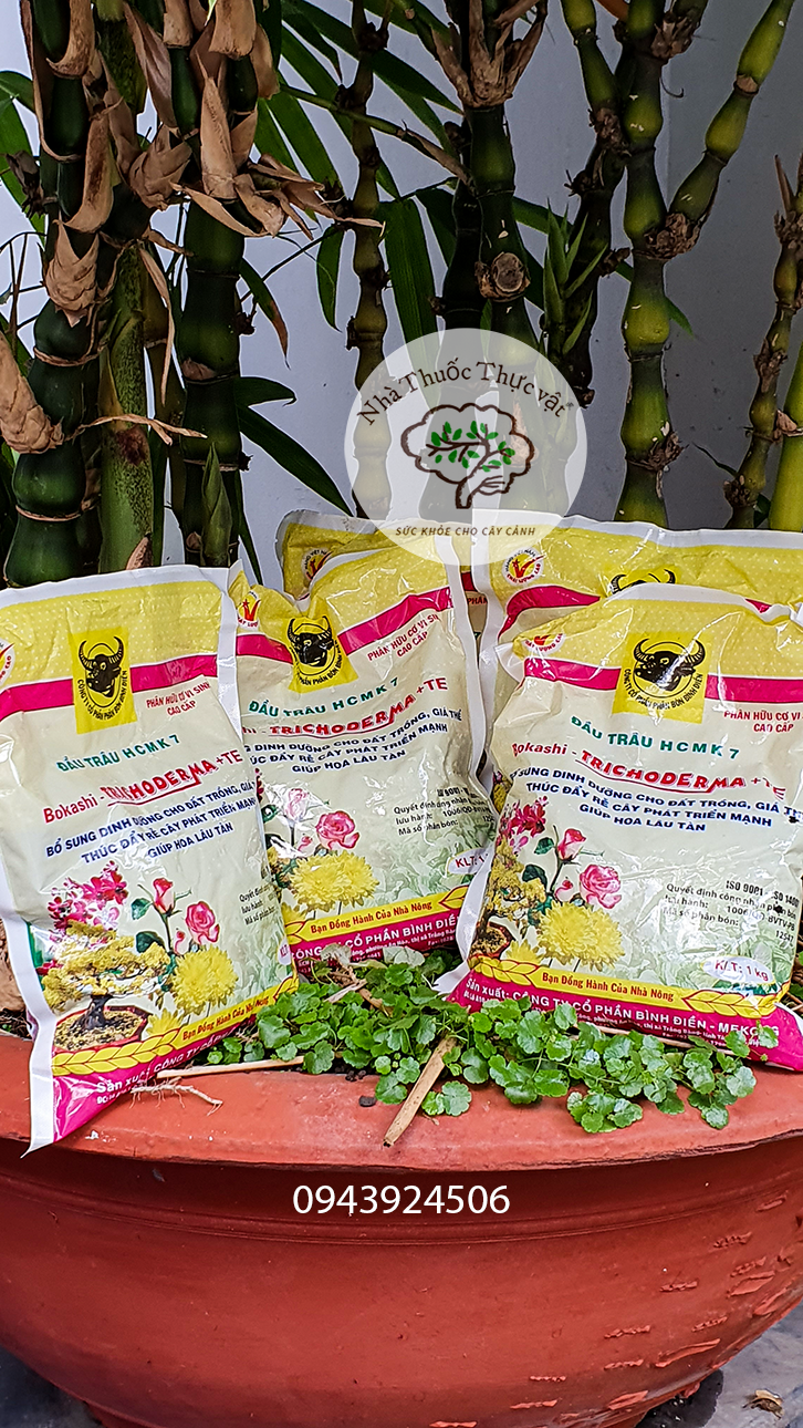 Phân Hữu Cơ Vi Sinh Trichoderma + TE Đầu Trâu HCMK7 1Kg