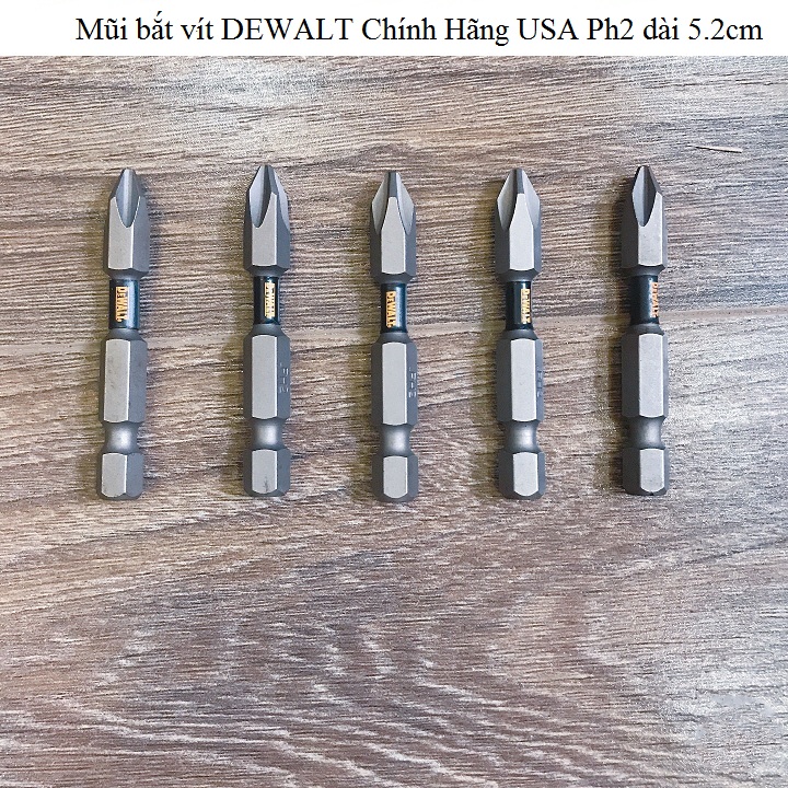 Mũi bắt vít DEWALT Loại Xịn Ph2 5.2cm