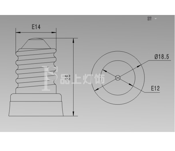 CHUYỂN ĐỔI ĐUÔI ĐÈN E12 SANG ĐUÔI E14