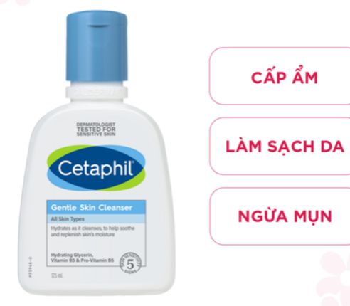 Sữa Rửa Mặt Cetaphil Gentle Skin Cleanser 125Ml