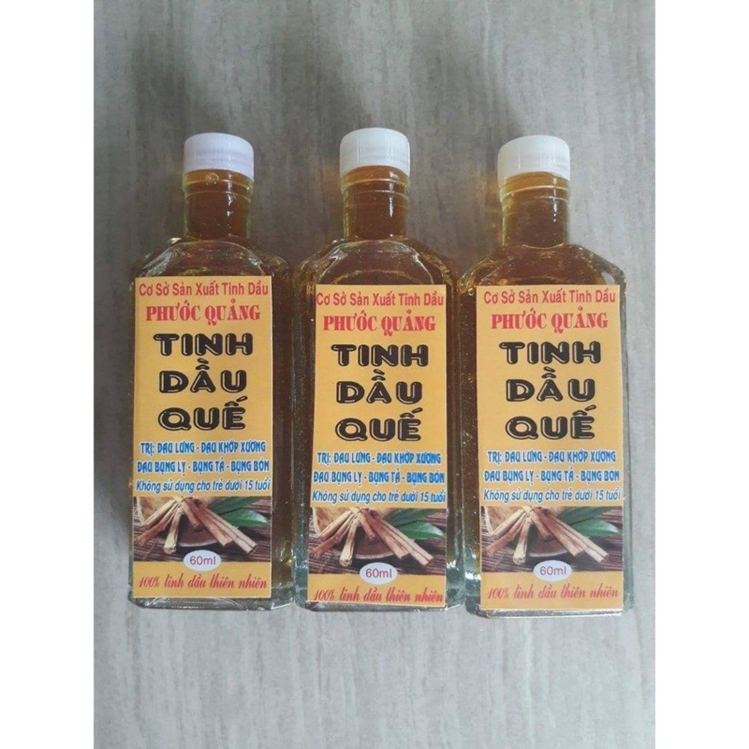 Tinh dầu Quế Phước Quảng nguyên chất 50ml