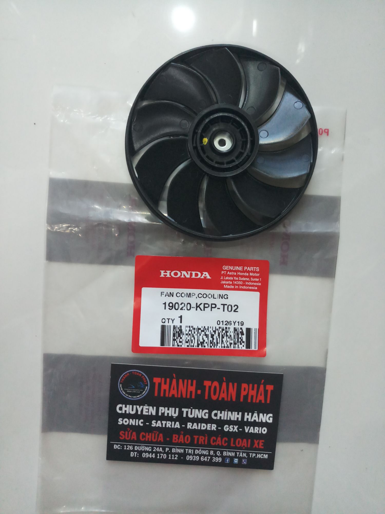 cánh quạt két nước Sonic 150