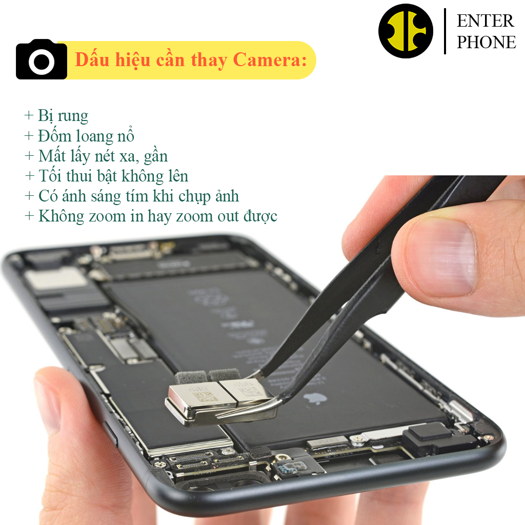 Camera sau 7/ 7 Plus/ 8/ 8 Plus ZIN BÓC MÁY