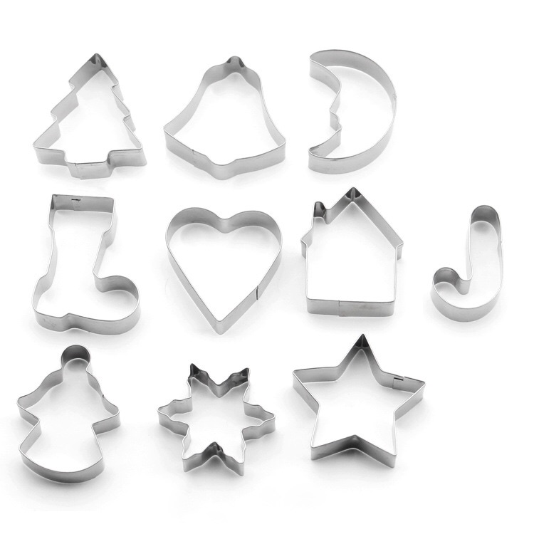 Set 10 cutter chủ đề giáng sinh
